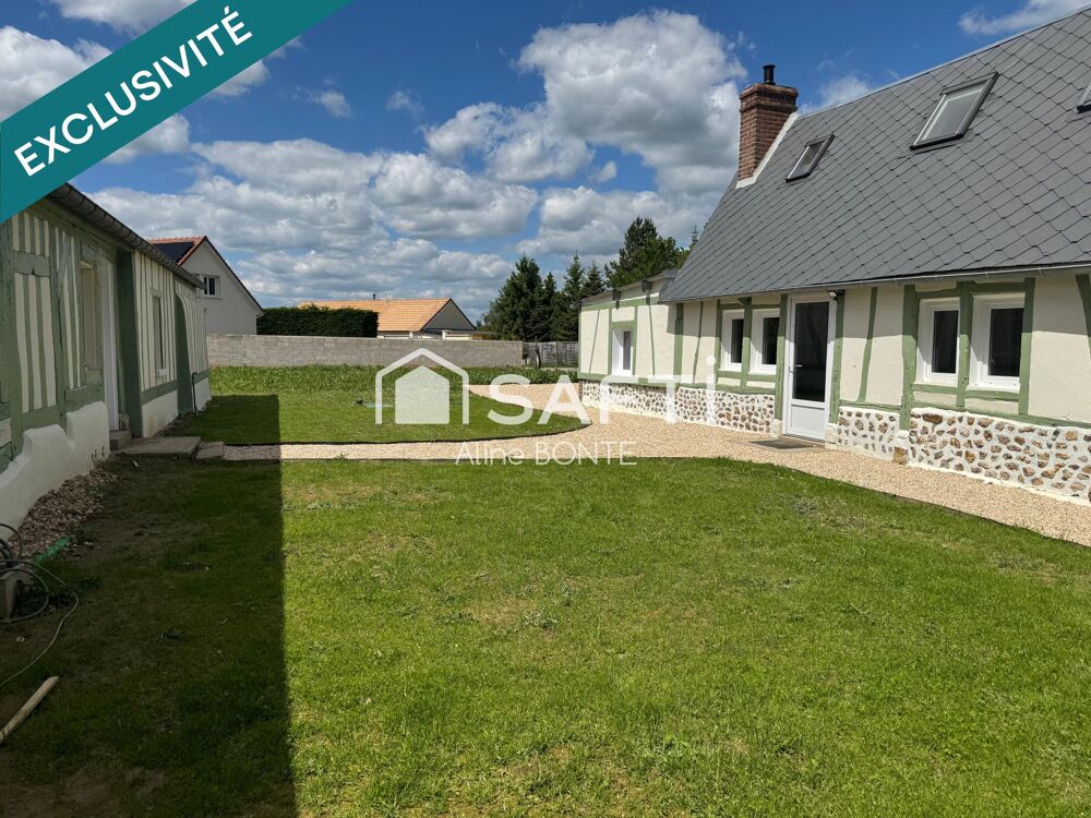 Deux maisons sur un même terrain : longère entièrement rénovée + maison indépendante