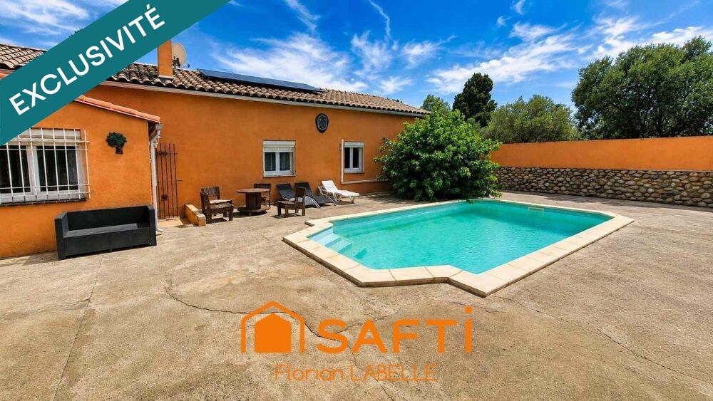Vente Maison Mas F4 plain-pied avec piscine Perpignan