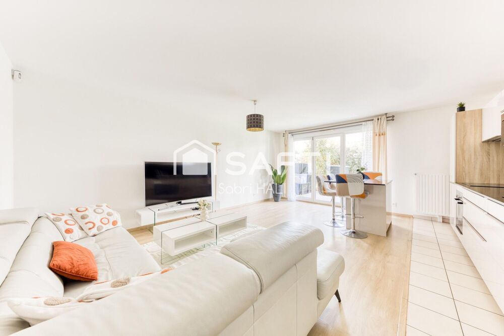 Vente Appartement Appartement 3 pièces de 64m², immeuble récent de standing avec jardin et terrasse de 52m², exposé Sud-Ouest Colombes