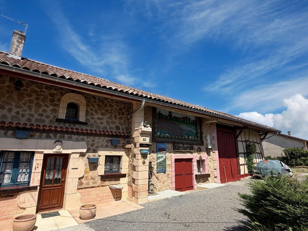 Vente Maison Ferme Bressane atypique avec dépendances attenantes Romenay