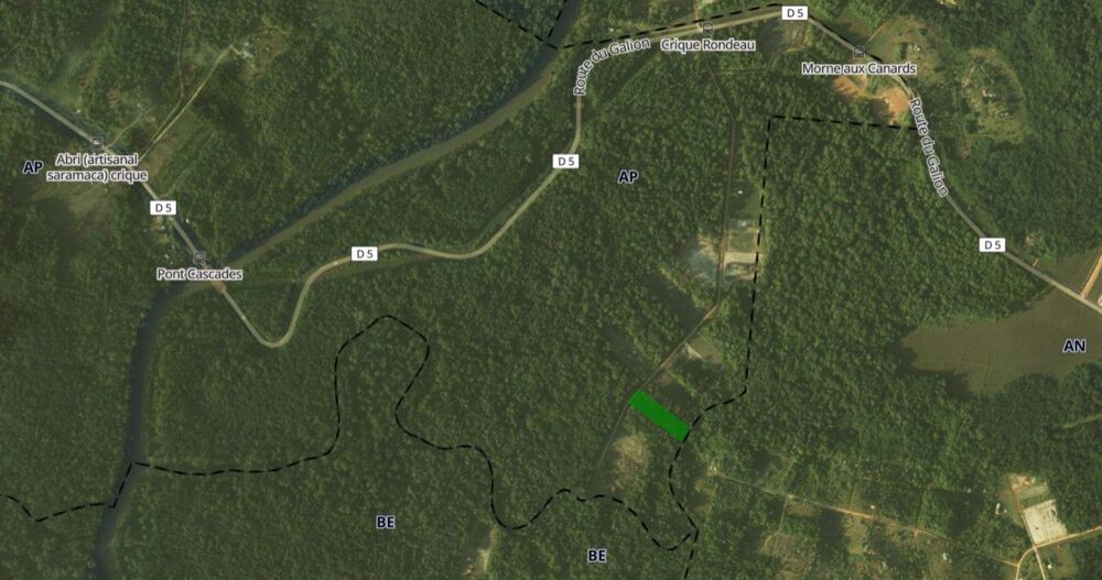 Vente Terrain Terrain non constructible (loisirs) 8496 m2 Montsinery-tonnegrande