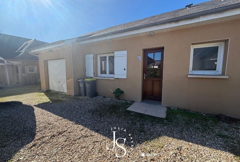Maison de plain-pied, garage et buanderie, jardin clos