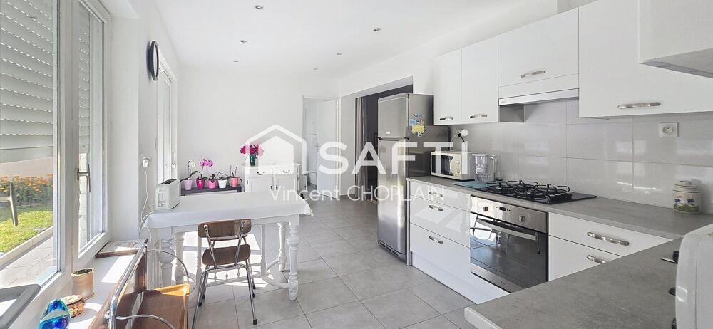 Vente Maison Semi individuel, 168 m² de surface utile, 4 chambres, garage, attelier indépendant Marcq-en-baroeul