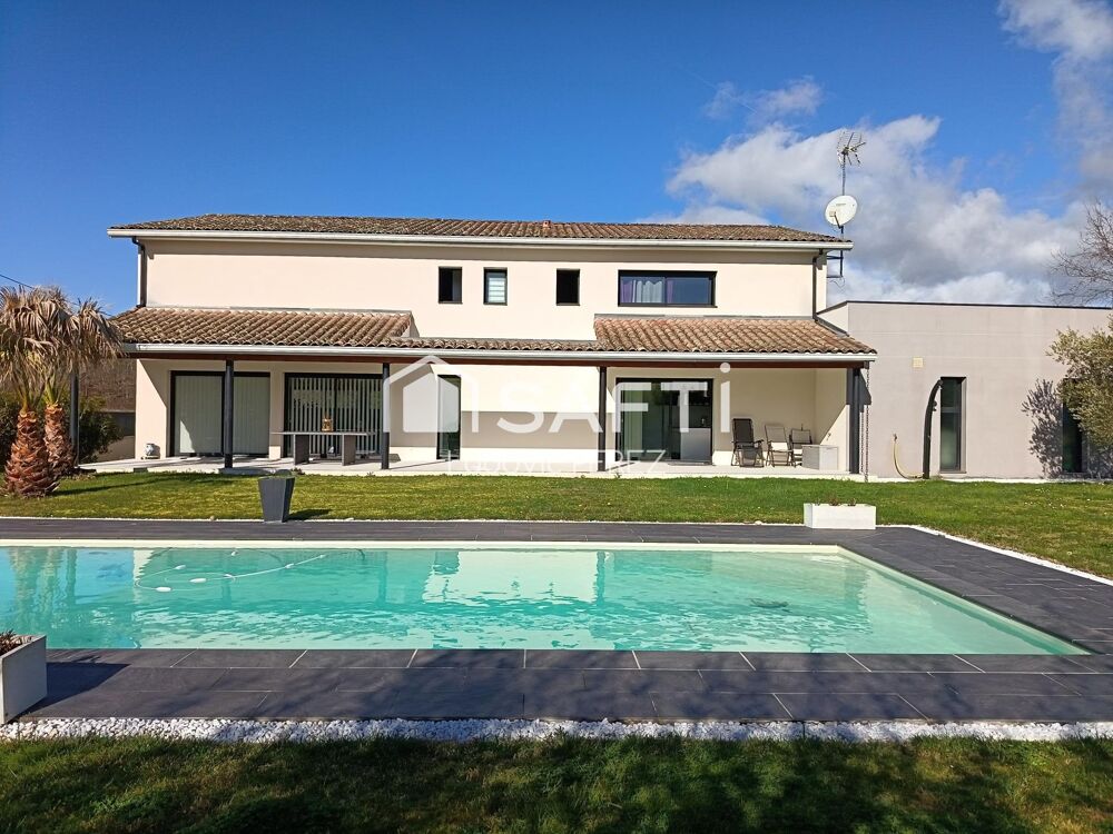 MAISON CONTEMPORAINE 290 M² - PISCINE - TERRAIN ARBORÉE 2 270 M² - MONTBERON (31140)