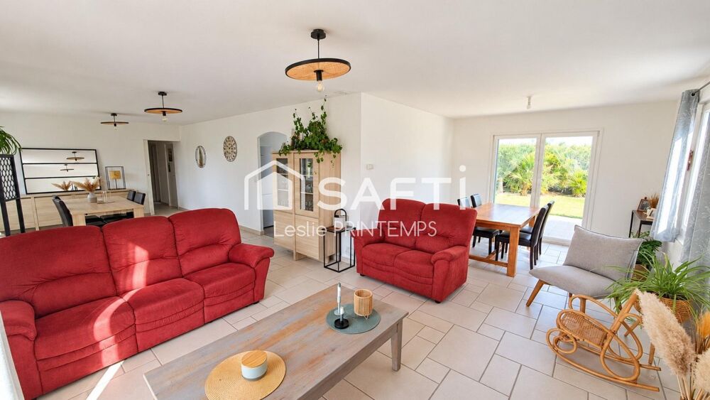 Vente Maison Plain pied 4 chambres double garage Saint-hilaire-de-voust