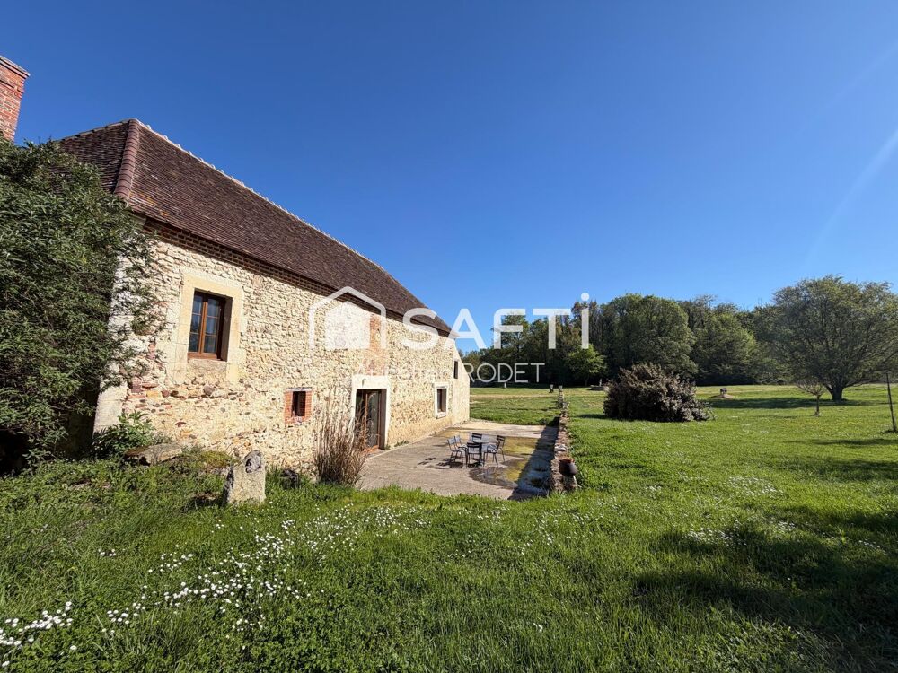 Vente Maison Ancien Moulin, sur propriété avec étangs et bois. Meunet-sur-vatan