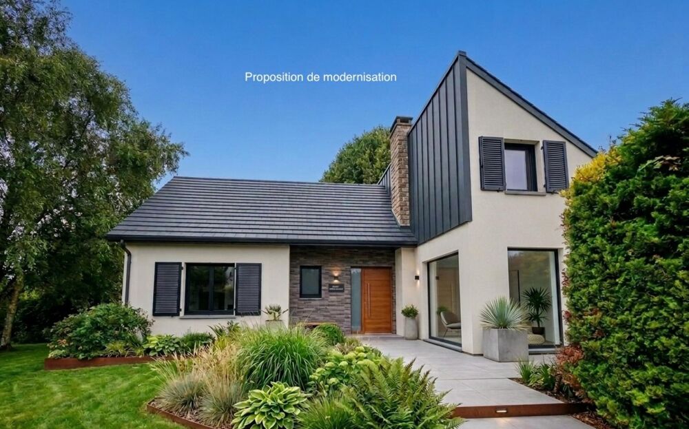 Vente Maison Grand pavillon des années 80 sur vaste terrain clos - Tully, à 10 minutes des plages Tully