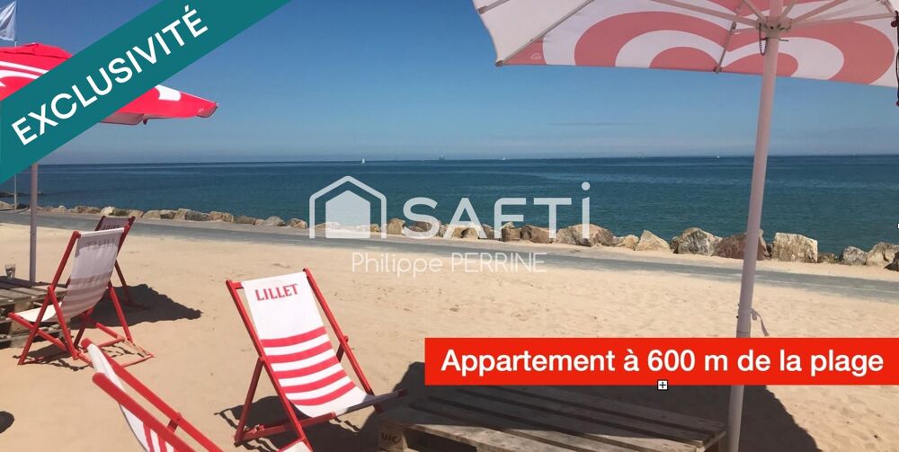F2 de 35 m2 habitables à 600 m de la mer
