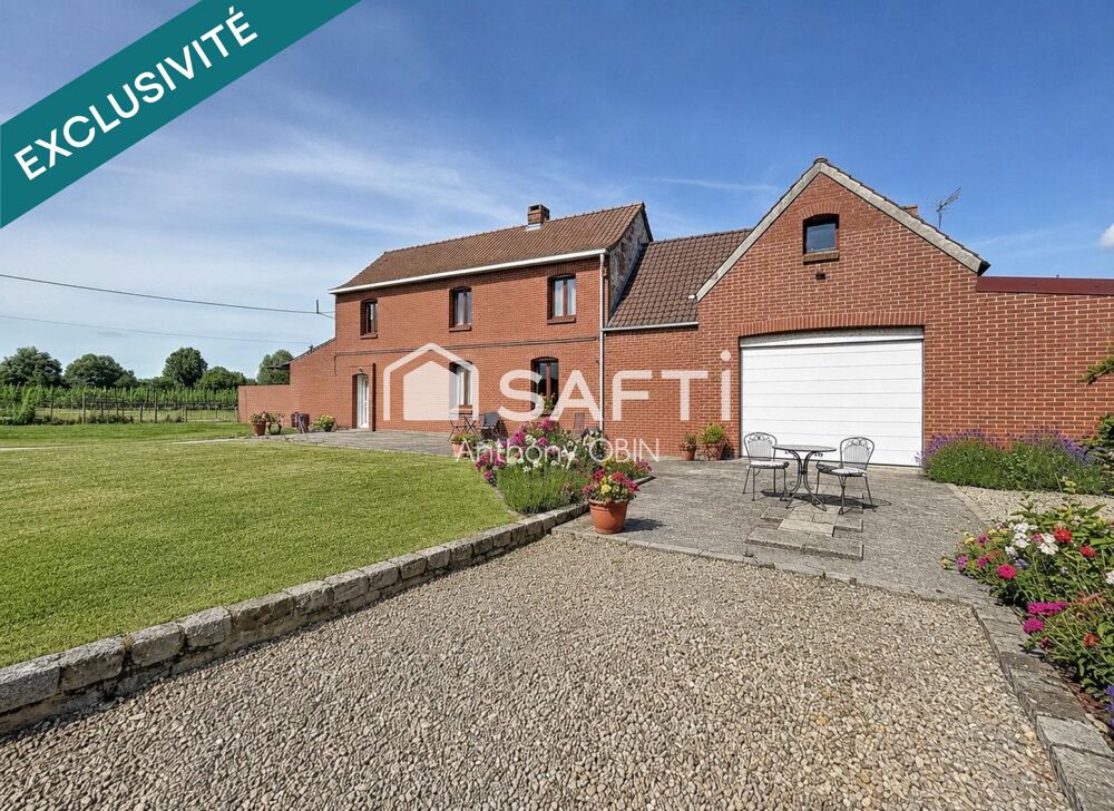 Maison individuelle, 3 chambres, jardin, garage
