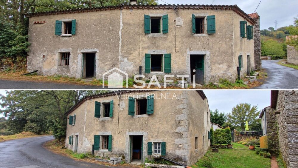Vente Maison Amoureux de vieilles pierres et passionnés de rénovation, voici un projet qui mérite votre attention ! Lacrouzette