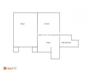  Appartement  vendre 1 pice 30 m