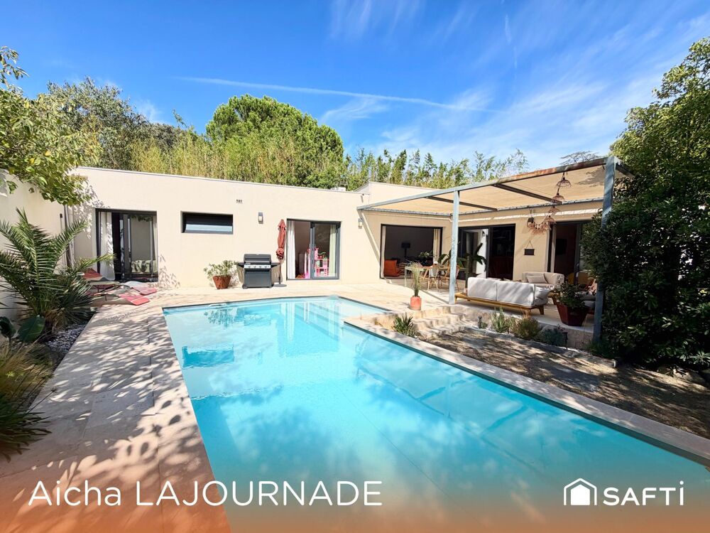 Vente Maison Maison comptemporaine de plain pied, 3 Ch, piscine Villeneuve-les-avignon