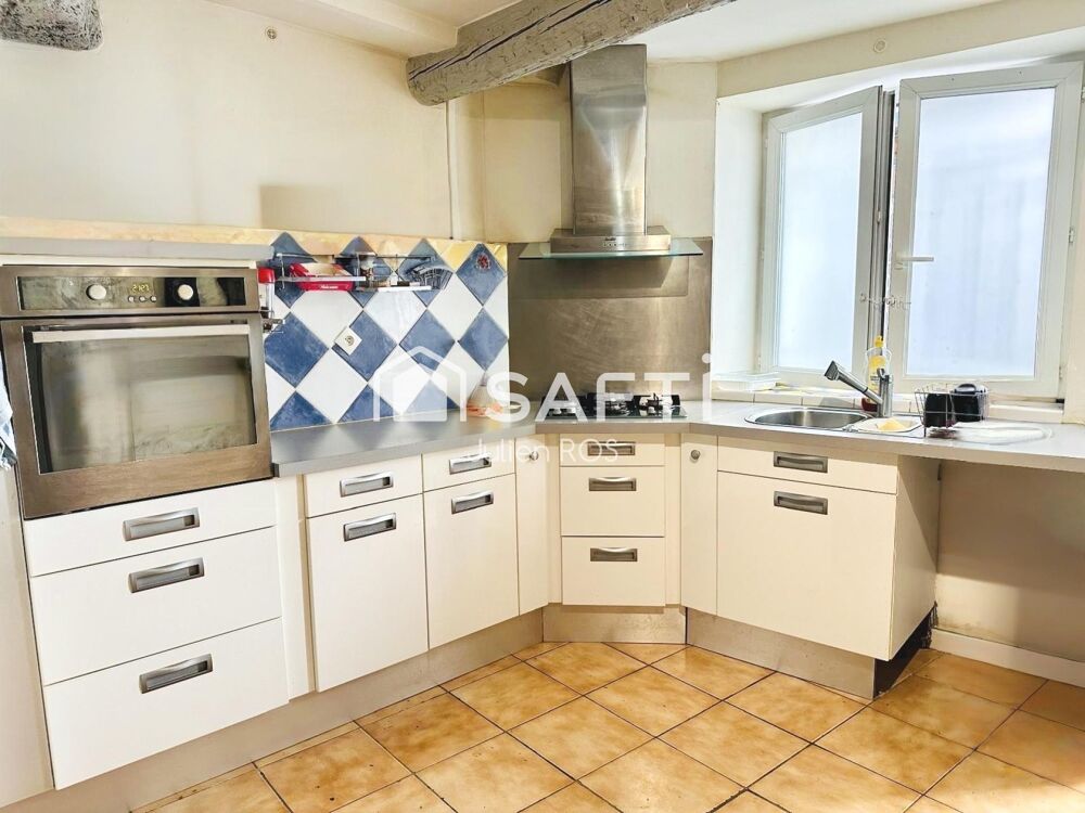 Vente Maison CORNEILHAN CENTRE – Maison de village 96 m² avec terrasse tropézienne Corneilhan