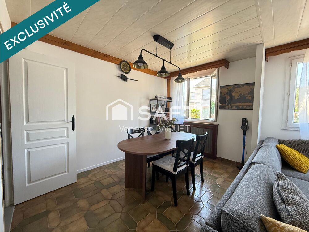 Vente Maison Franconville – Maison 4 pièces rénovée, 3 chambres, sous-sol total Franconville
