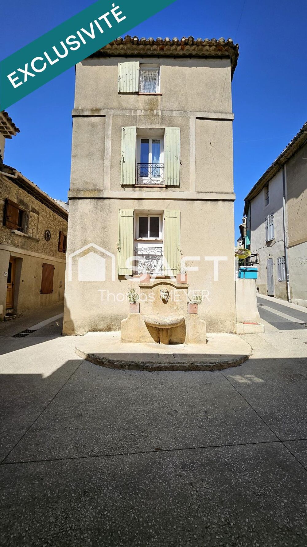 magnifique maison de ville avec salon vouté en pierre apparente