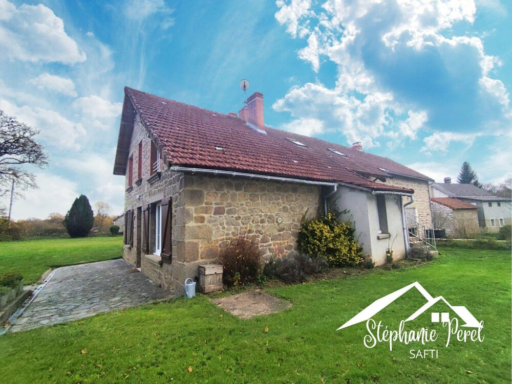 FLAYAT  Ensemble immobilier de 160 m² avec deux maisons  Terrain 1 609 m²