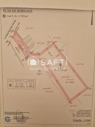  Terrain � vendre 1712 m�