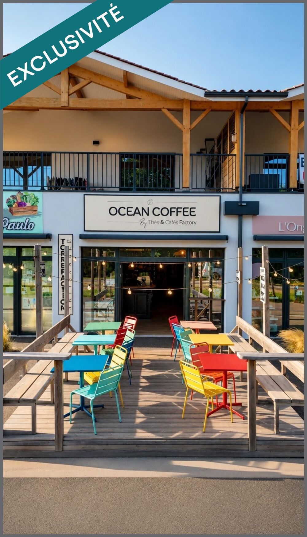   À VENDRE FONDS DE COMMERCE - COFFEE SHOP AU CŒUR DU PORGE 