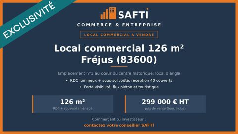 Emplacement N&deg;1 : 126m&sup2; Place du March&eacute; 299000 83600 Frejus