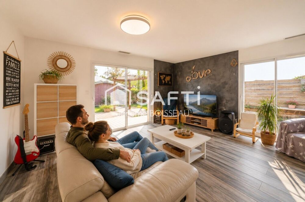 Vente Maison BISCARROSSE – PLAIN-PIED RÉCENT – 3 CHAMBRES 1 BUREAU– UNE MAISON PENSÉE POUR LE QUOTIDIEN Biscarrosse