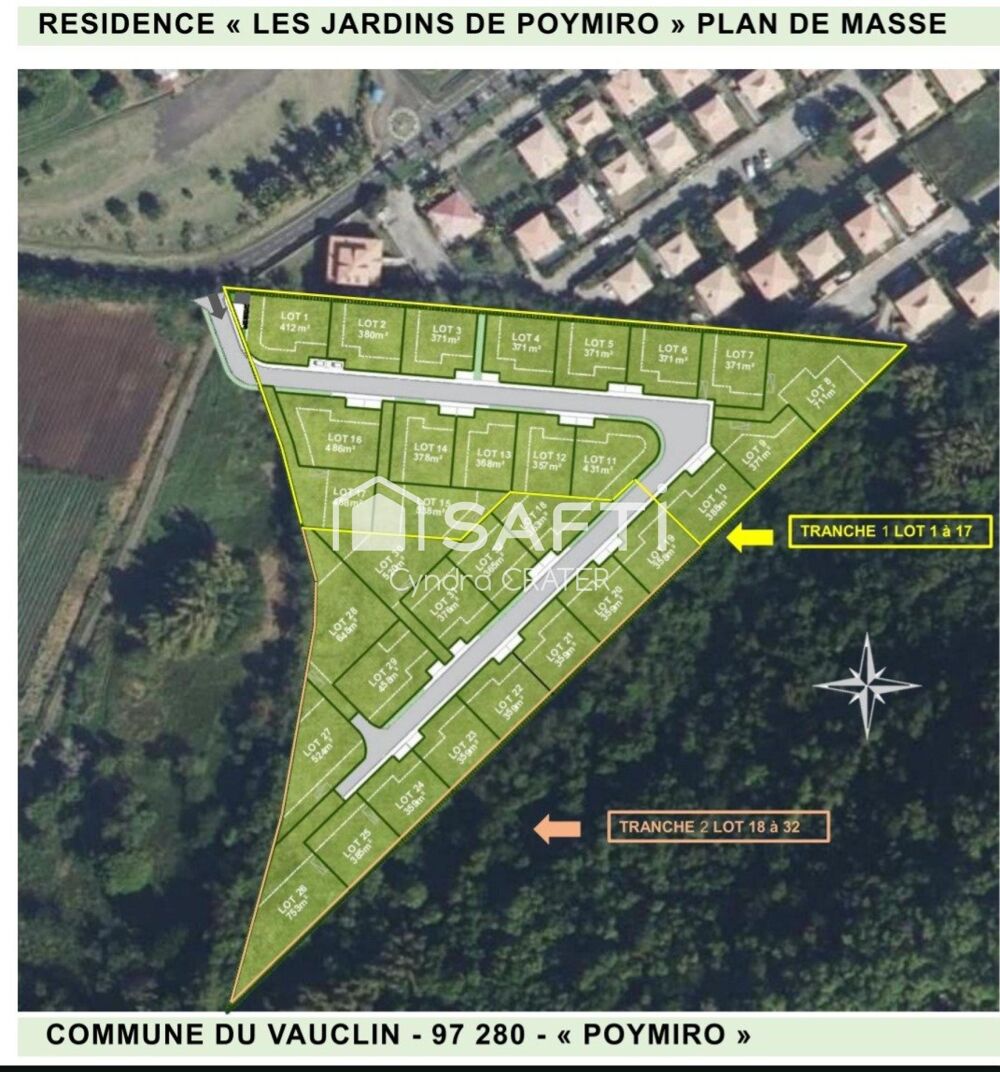 Vente Terrain TERRAINS À VENDRE EN LOTISSEMENT (en cours de création) Le vauclin
