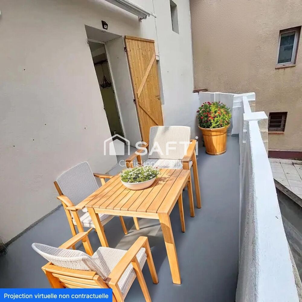 TOULON ARSENAL, GRANDT3 TRAVERSANT AVEC TERRASSE