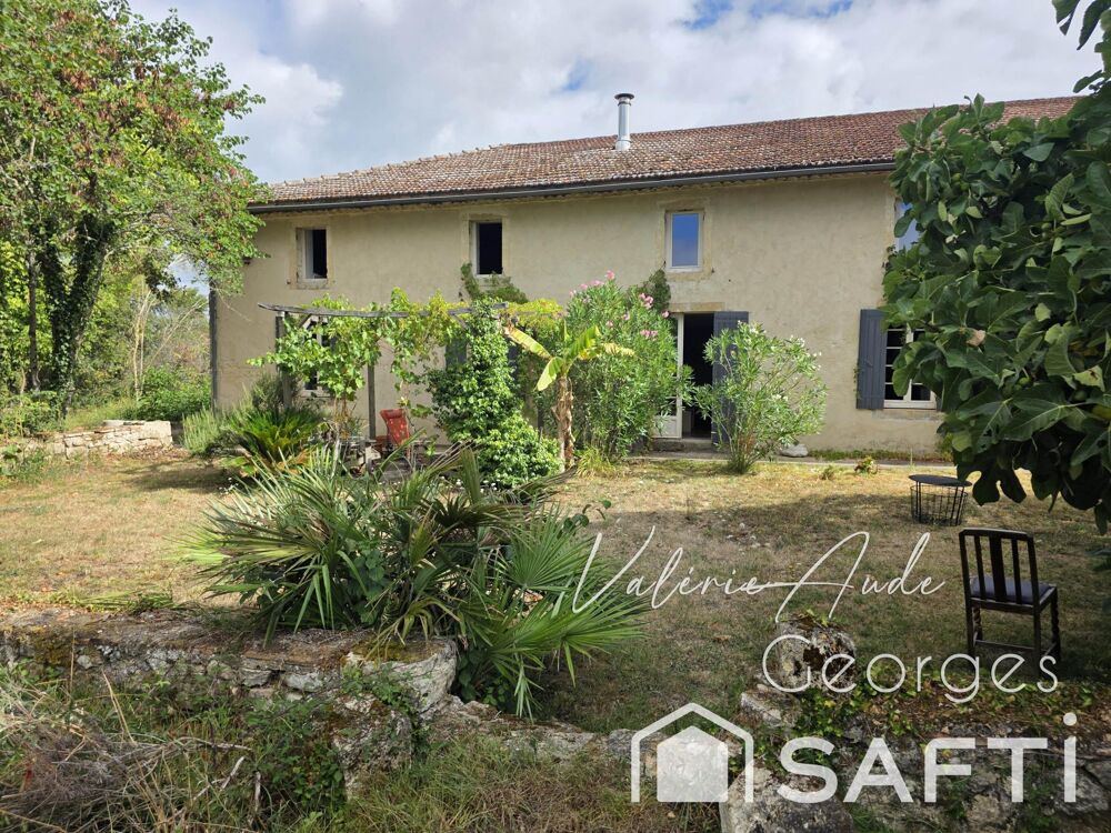 Vente Maison Belle longère rénovée sur 8500m² de terrain Cleyrac
