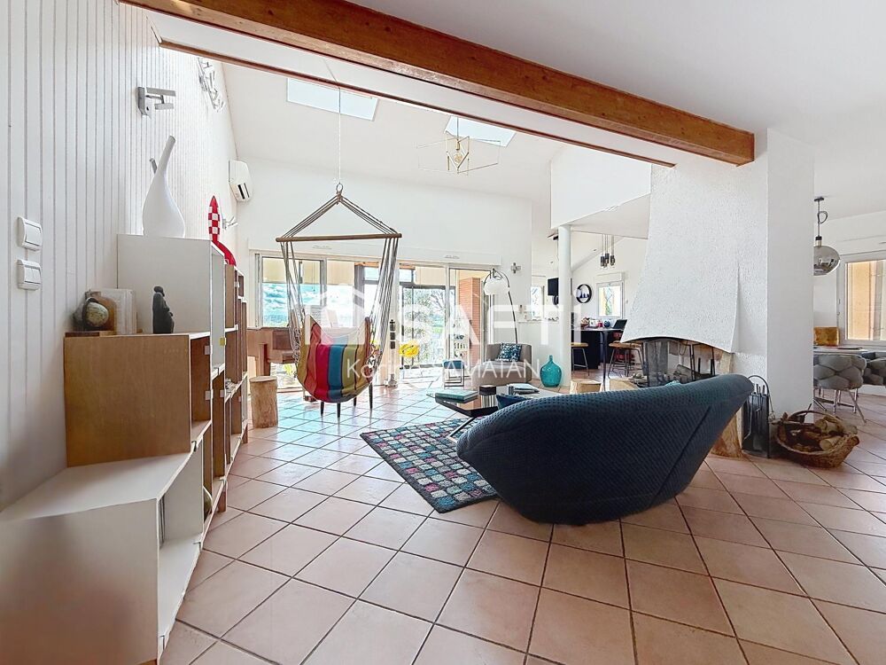 Vente Maison Lauzerville - Villa contemporaine T8 - 322m²  - avec revenu locatif -Vue Pyrénées - Piscine Lauzerville