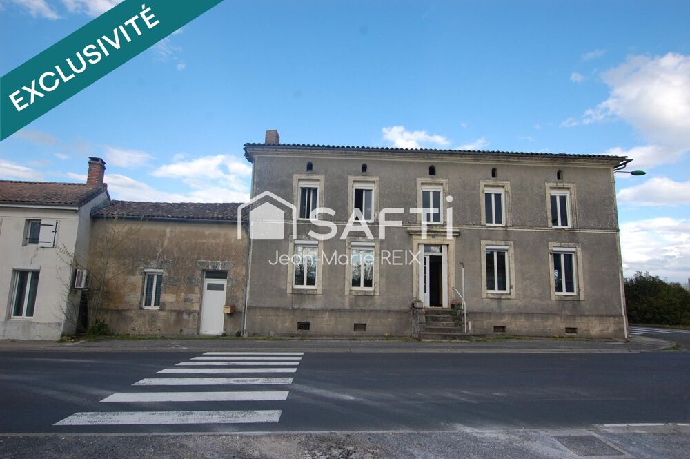 Grande maison de ville 230 m²  Fort potentiel  Jardin et grange