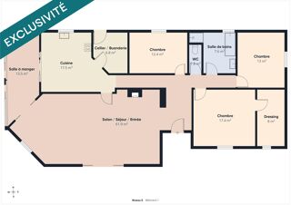  Maison 7 pièces 145 m² Saint-dizant-du-gua