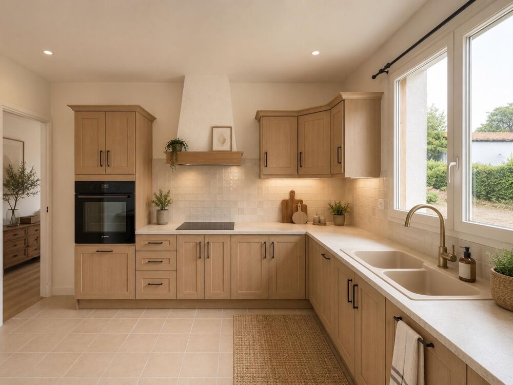 Vente Maison Plain-pied de trois chambres avec jardin et garages Fontenay-le-comte