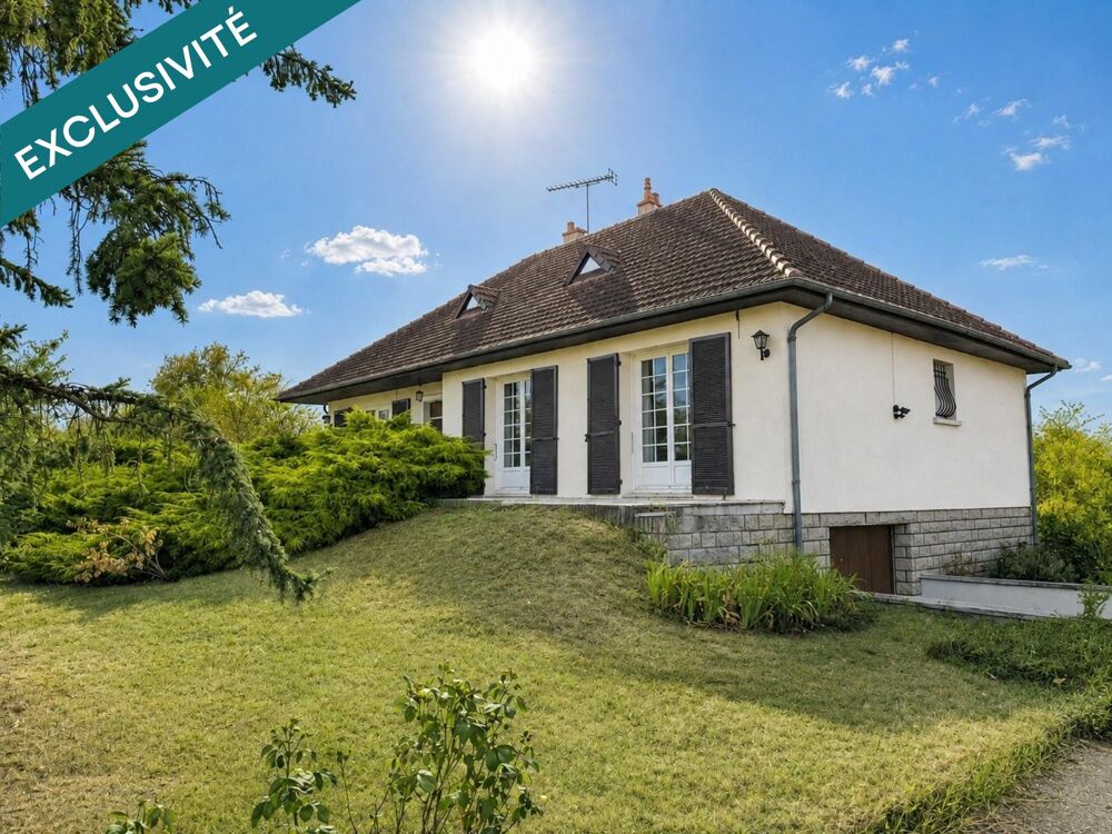 Maison, grand terrain et 110 m² de sous-sol