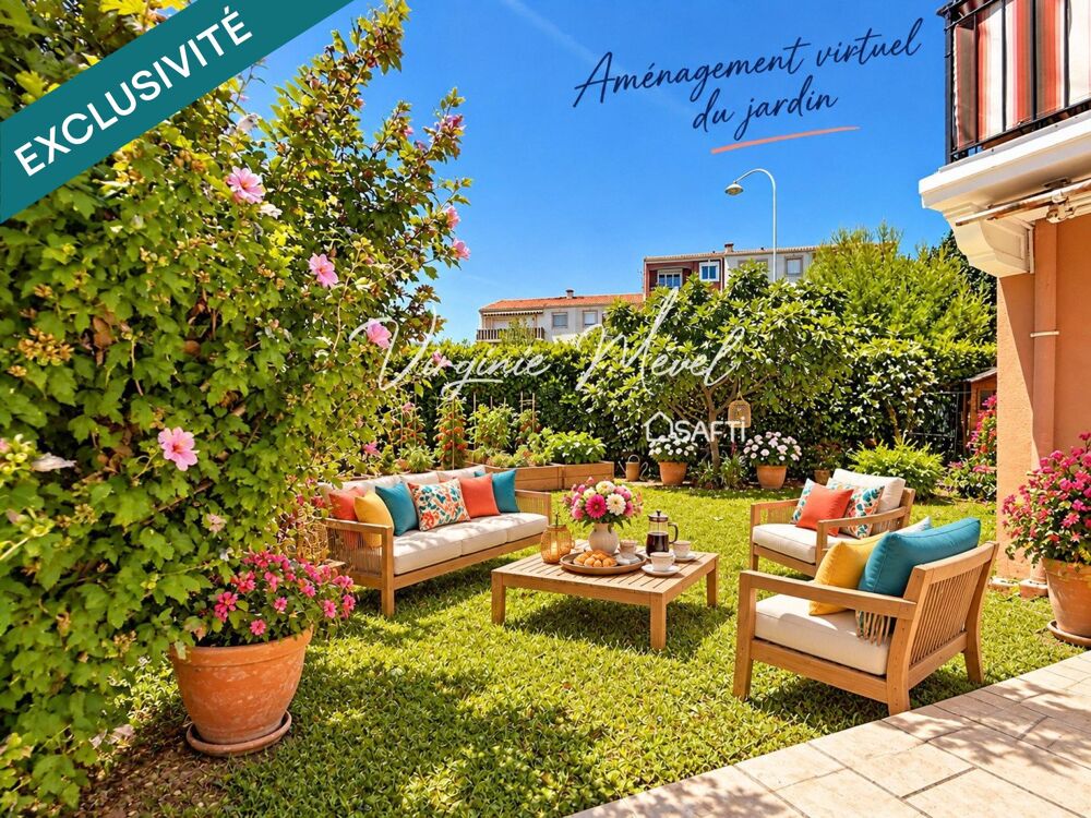 Vente Appartement SAINT PIERRE DE FERIC BELLEVUE • 4 pièces avec jardin, terrasse, vue mer – Un véritable esprit villa ! Nice