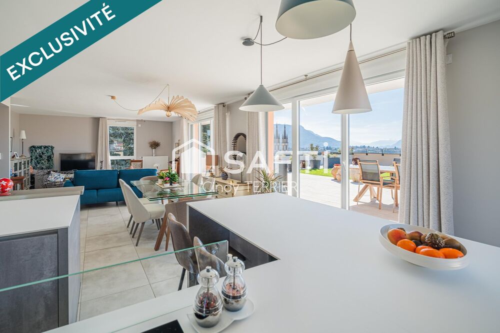 Appartement avec terrasse exceptionnelle  Centre Voiron
