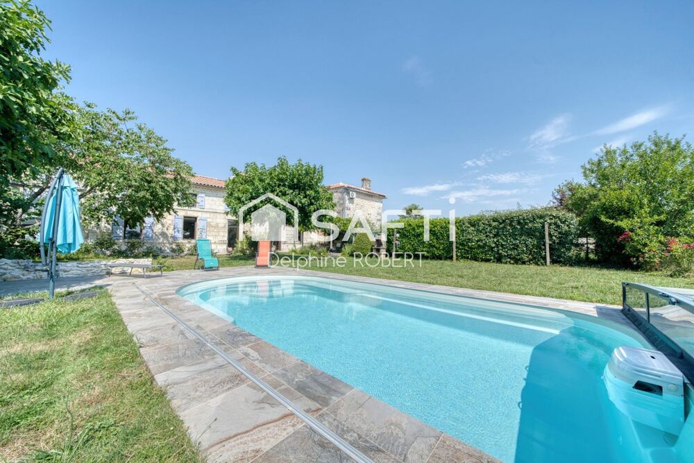 Vente Maison Charmante Charentaise rénovée 4 chambres + piscine Venerand