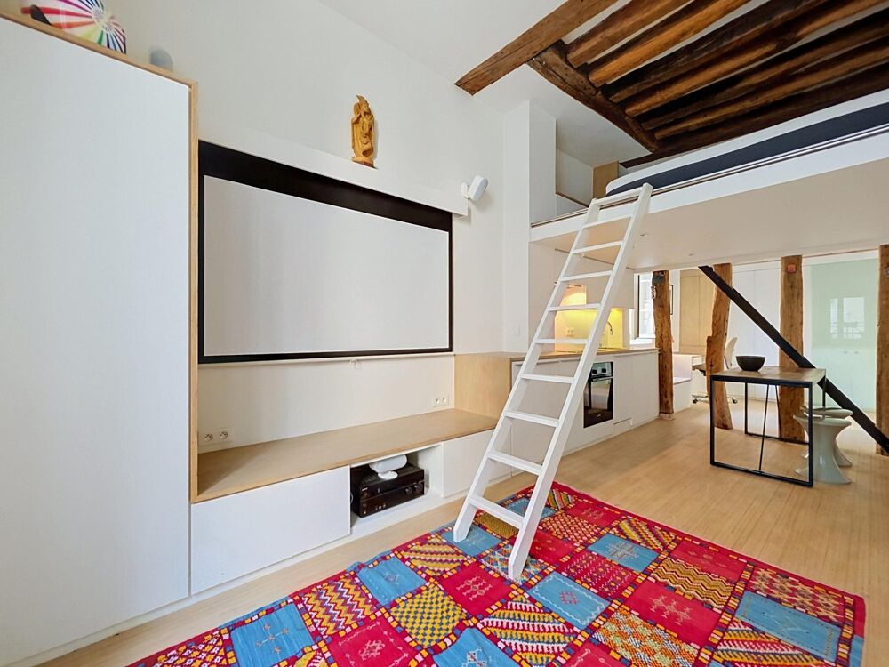 Vente Appartement PETIT LOFT ATYPIQUE 3M50 SOUS PLAFOND À 2 PAS DE BASTILLE Paris 11