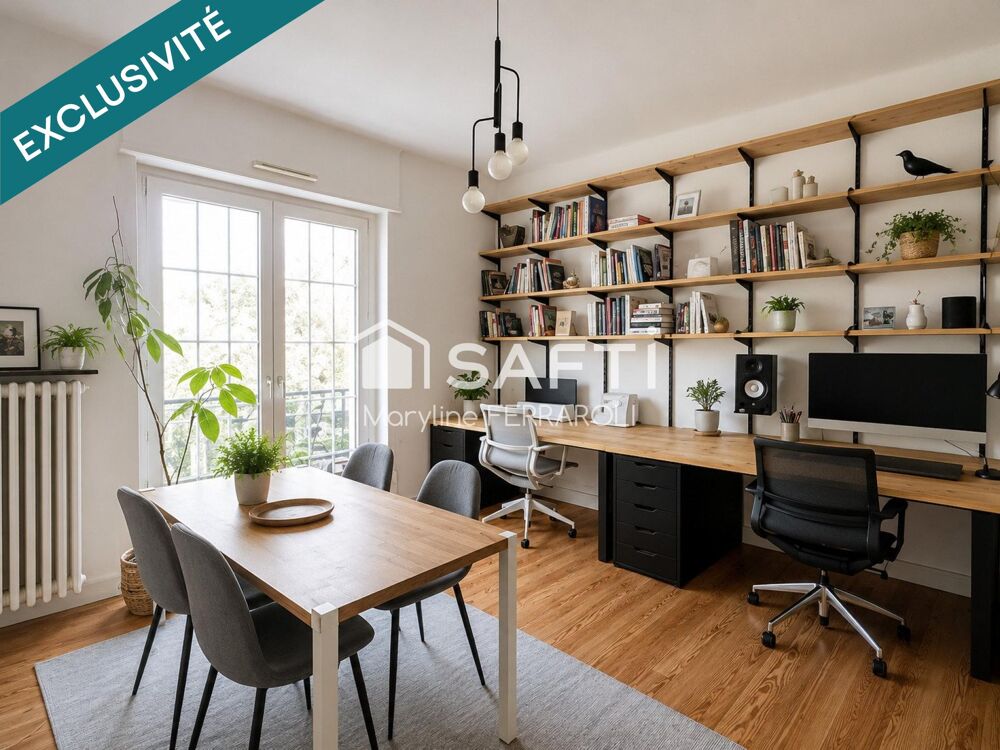 Vente Appartement Neudorf, rue de Bâle, F4 traversant, veranda Strasbourg