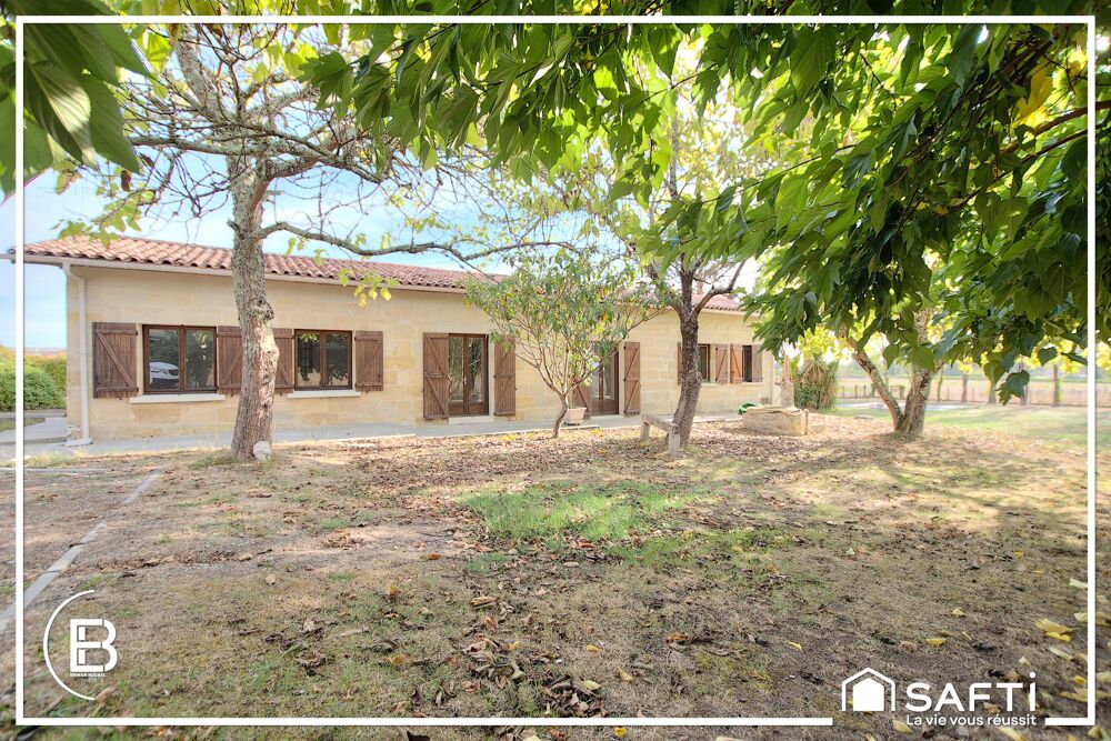 Maison en pierre, 4 chambres, gand garage indépendant, jardin paysagé
