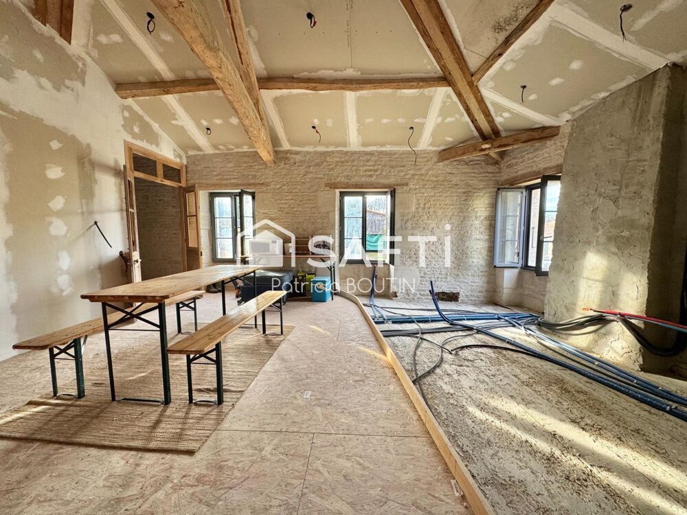 MAISON EN PIERRE D'EXCEPTION A FINIR DE RÉNOVER VUE IMPRENABLE AVEC ACCÈS BIEF A ARCAIS !