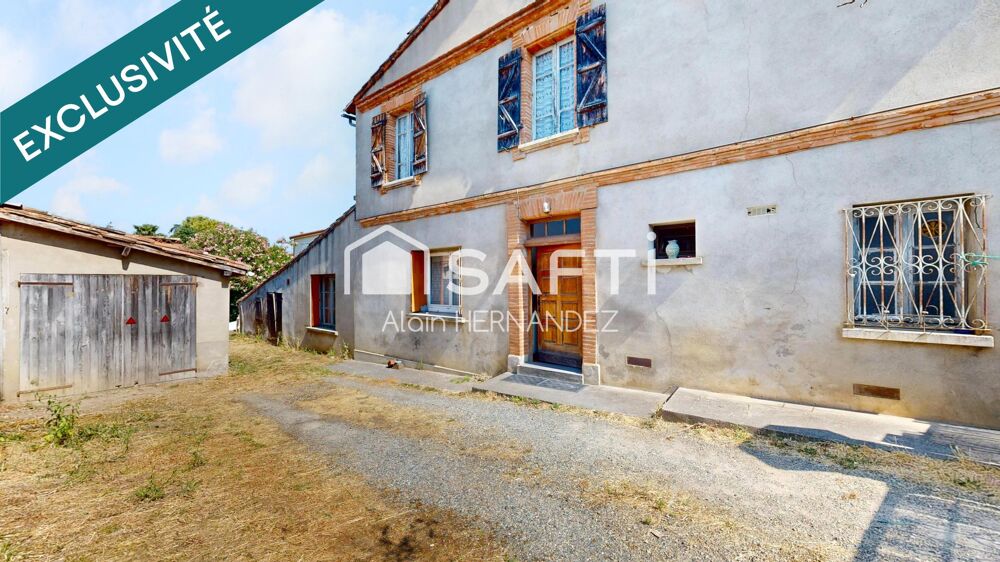 MURET Maison avec jardin, garage - fort potentiel