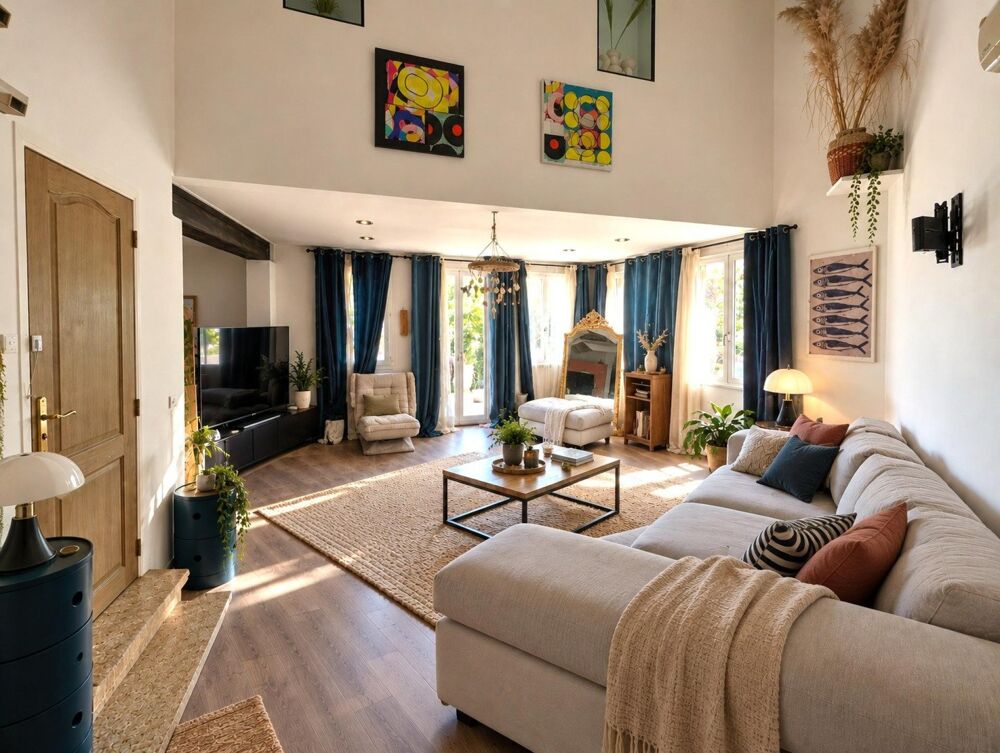 Vente Maison Mazet rénové, piscine et beaux volumes Nimes