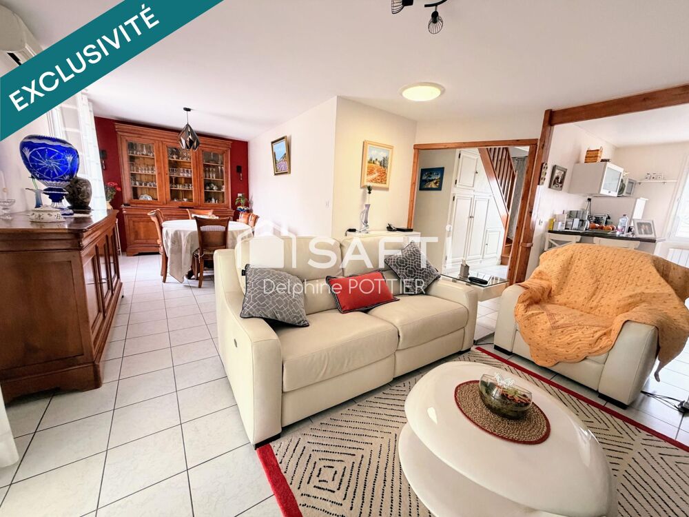 Maison 117m2, 3 chambres, dressings, piscine couverte