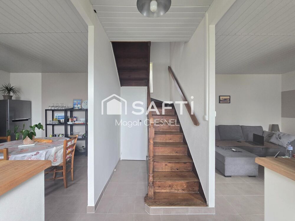 MAISON DE CARACTÈRE  70 m²  2 CHAMBRES  TERRAIN 618 m²  PLOUARET