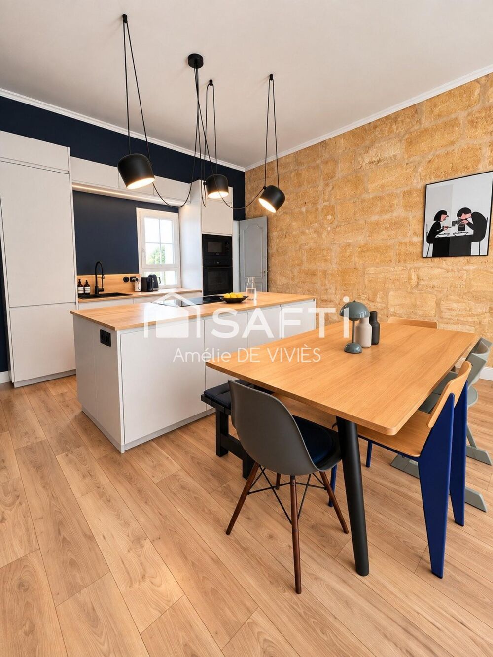 Vente Appartement Bordeaux centre – app 85 m², 3 chambres, charme et prestations haut de gamme Bordeaux