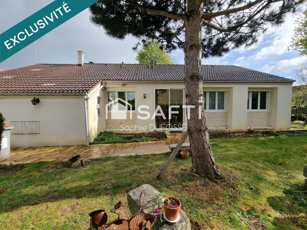 Belle opportunité pour ce beau plain-pied lumineux, idéalement situé, de 136 m², 6 pièces avec un double garage sur un terrain c
