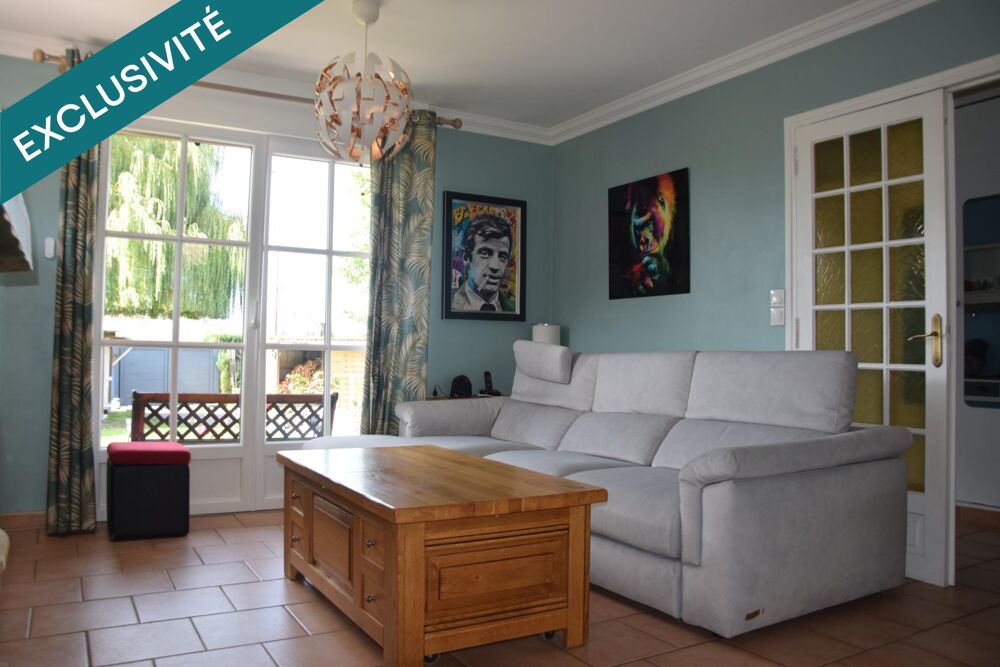 Vente Maison Pavillon individuel brique 4chambres semi plain pied. Aniche