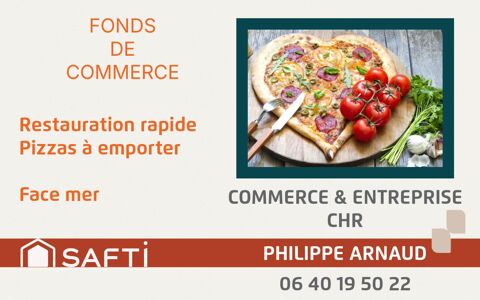 Restauration rapide – Pizzas &agrave; emporter – Coffee shop 119900 85800 Saint-gilles-croix-de-vie