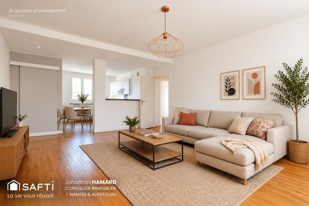 Vente Appartement Procé – boulevard des Anglais : un appartement tourné vers l'extérieur Nantes