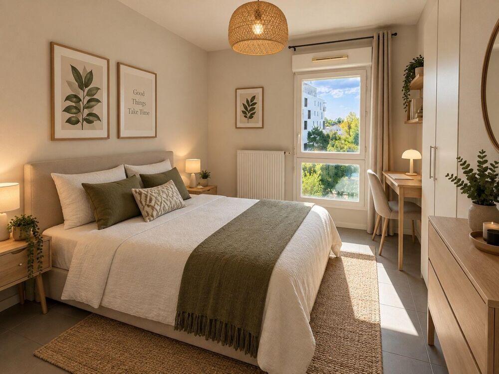 Vente Appartement T3 spacieux , vue degagée , avec terrasse et parking Begles