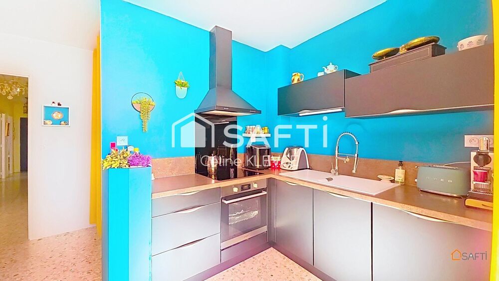 MAISON DE VILLAGE 115M² AVEC GRAND GARAGE ET TERRASSE